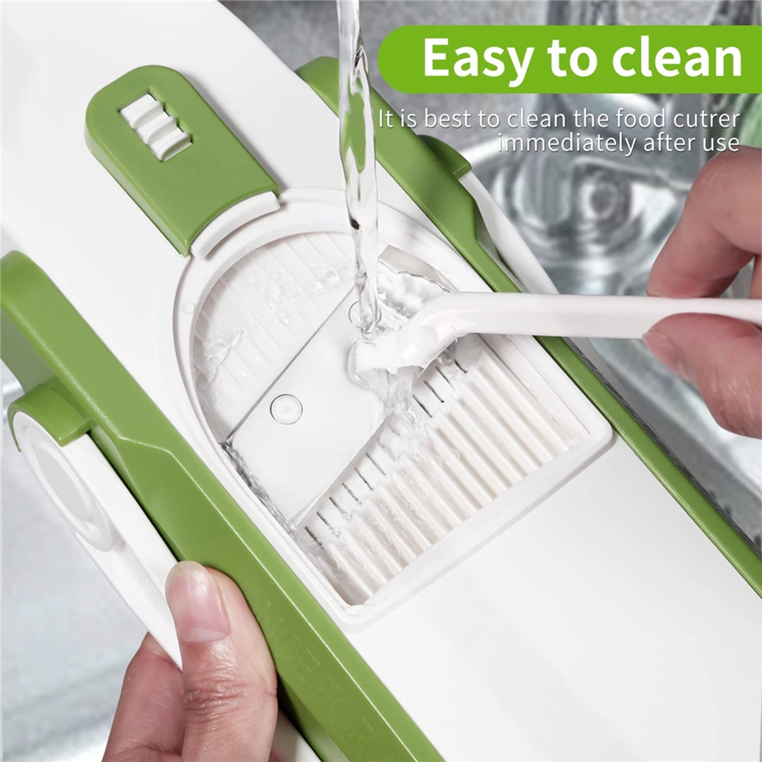 Time-saving chopper with adjustable hand press Time-saving chopper with adjustable hand press